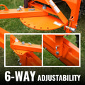 84" 6-Way Rear Blade 3 Point Hitch Tractor Attachment,  RB84S