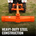 84" Heavy Duty 6-Way Rear Blade 3 Point Hitch Tractor Attachment,  RB84SE