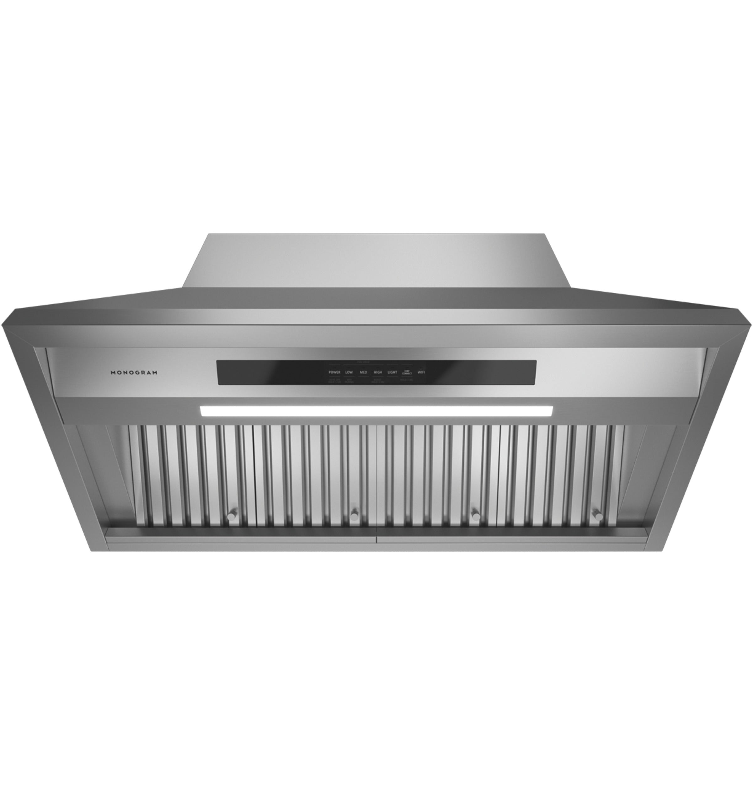 GE Monogram 48" Stainless Steel Professional Hood with Quietboost™ Blower