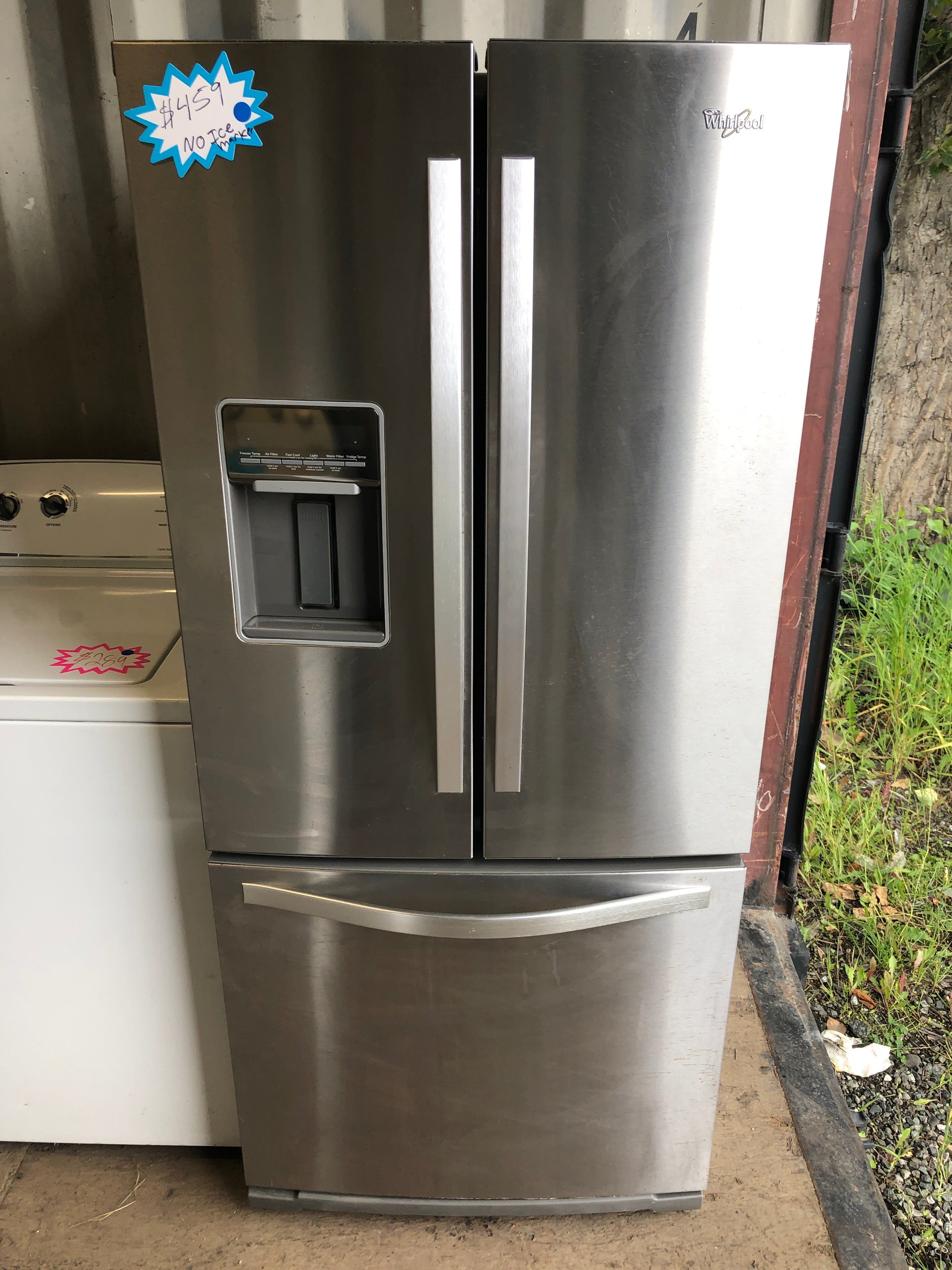 30” Whirlpool French Door Refrigerator