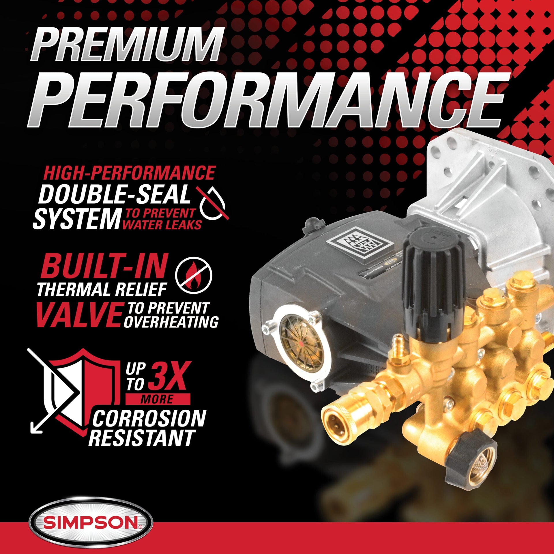 Simpson PS61350 Gas Pressure Washer 4400 PSI 4 GPM CRX 420 Engine Electric Start New