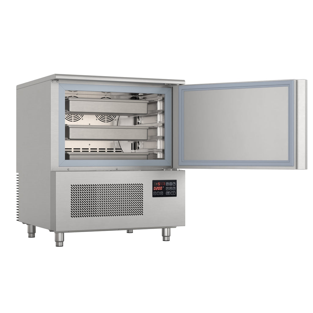 30 in. Commercial Countertop Blast Chiller 30 lbs Rapid Chill / 26.5 lbs Rapid Freeze with ETL for Safety and Sanitation with a 5-Pan Capacity in Stainless-Steel
