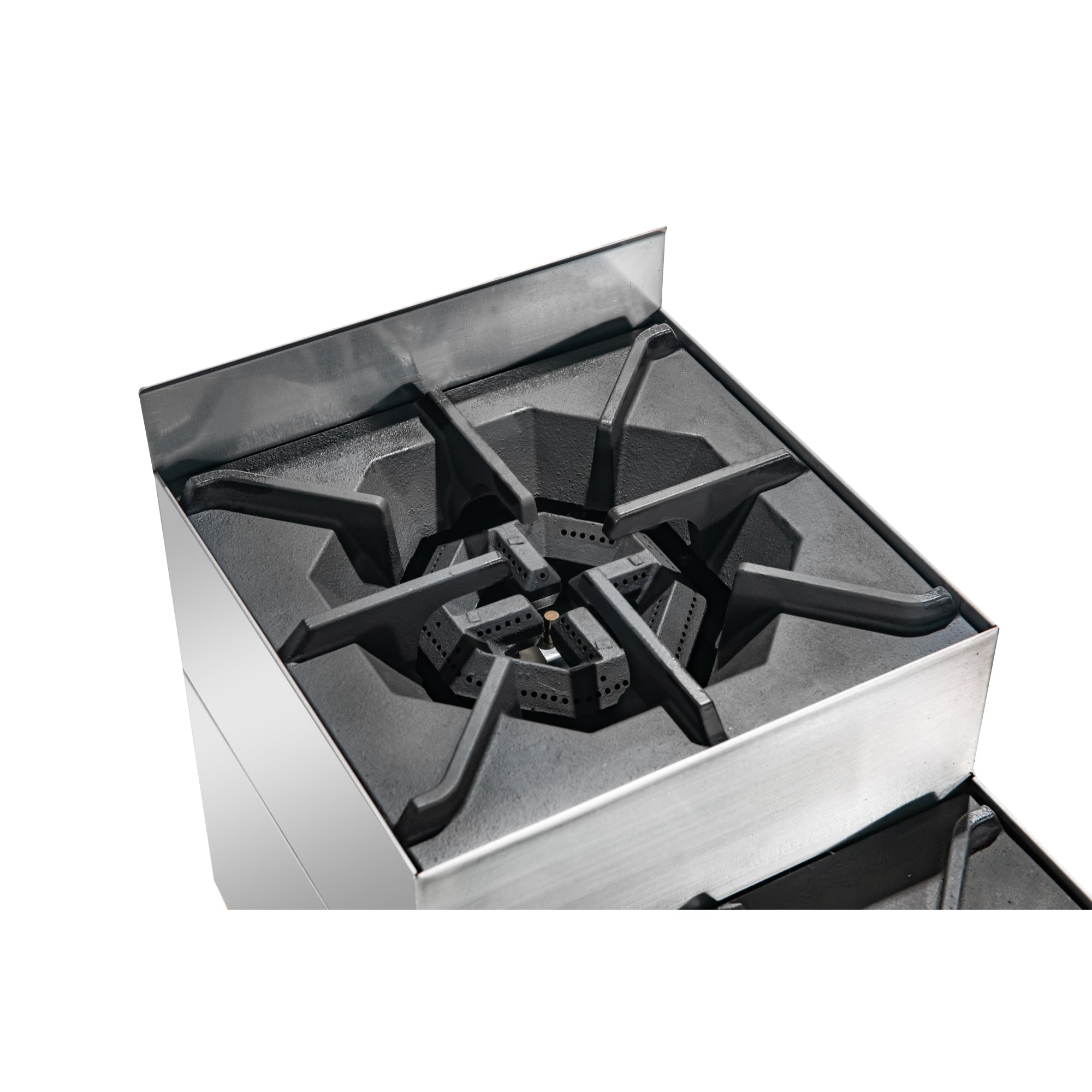 12 in. Two-Burner Commercial Step Up Range, 52000 BTU in Stainless-Steel