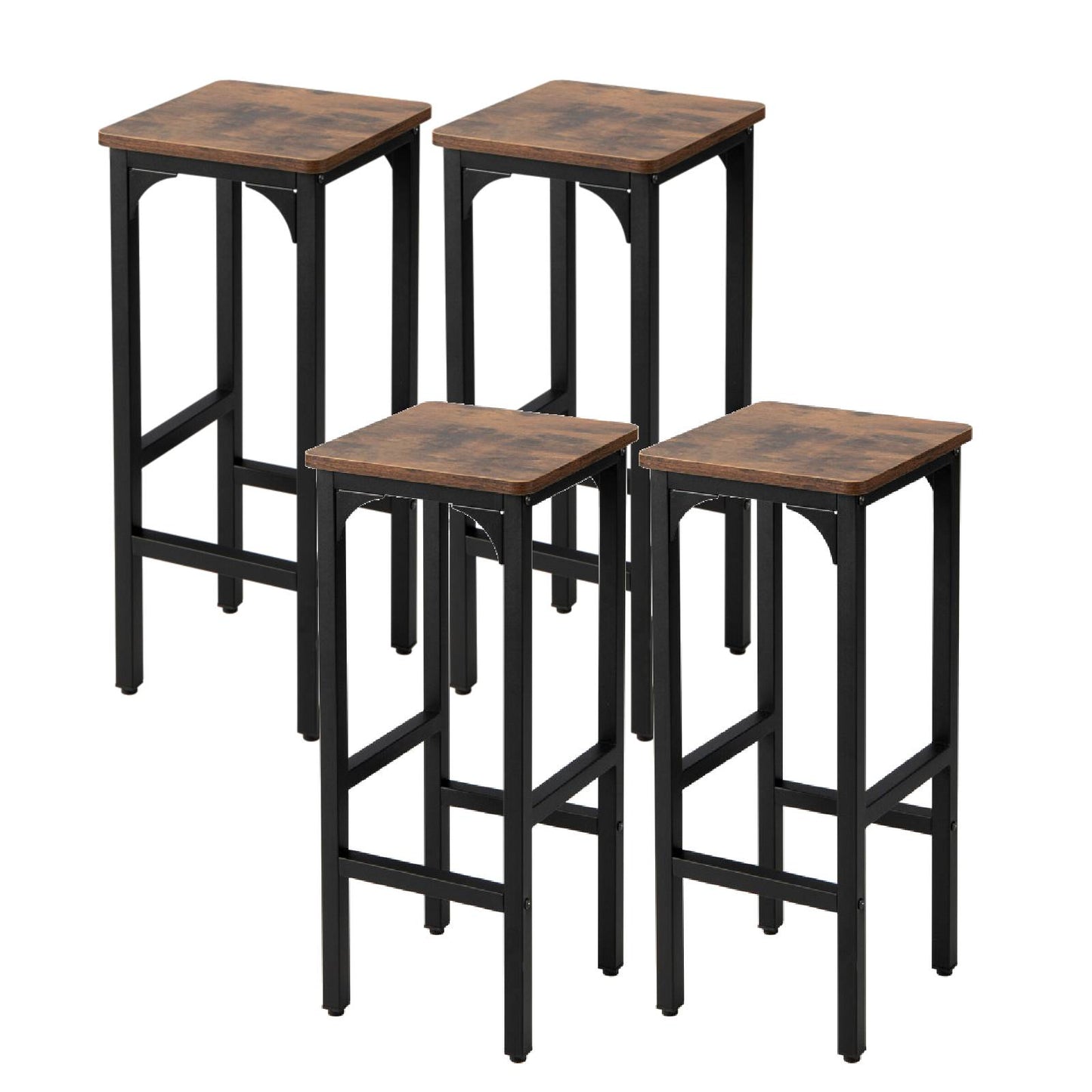 Costway 8-Piece Industrial Modern Living Dining Room Furniture Set 78258762 New
