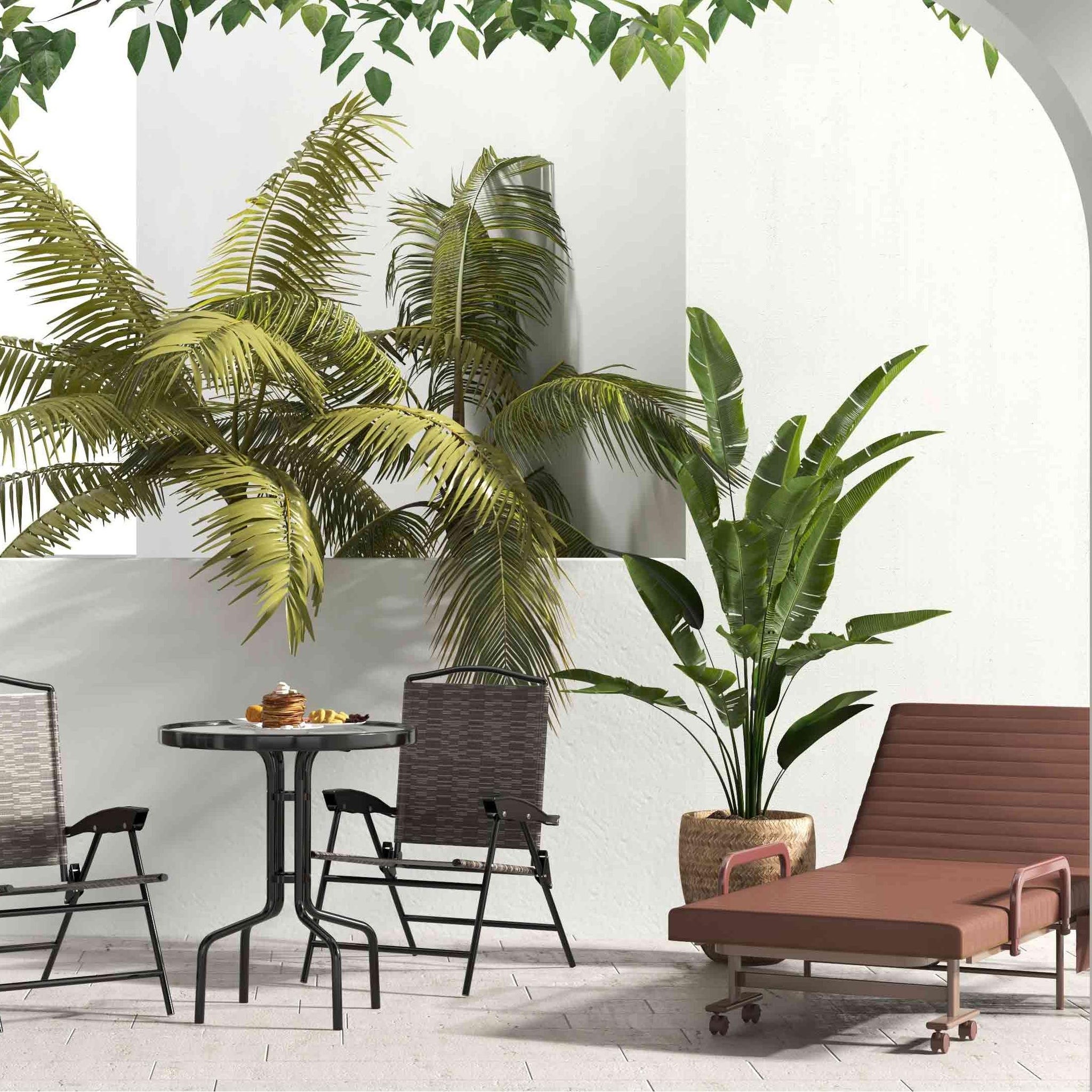 Costway 8-Pc Outdoor Patio Furniture Set w/ Solar Umbrella Bistro Conversation Chaise Swing Chair Dining Set 89874945 New