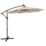 Costway 8-Pc Outdoor Patio Furniture Set w/ Solar Umbrella Bistro Conversation Chaise Swing Chair Dining Set 89874945 New