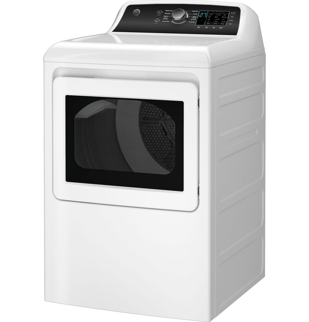 GE® 7.4 cu. ft. Capacity Gas Dryer with Up To 120 ft. Venting and Sensor Dry