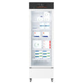 24 in. 11 cu. ft. Medical Pharmacy Refrigerator With Multi-Level Emergency Alarms in White, UL Listed