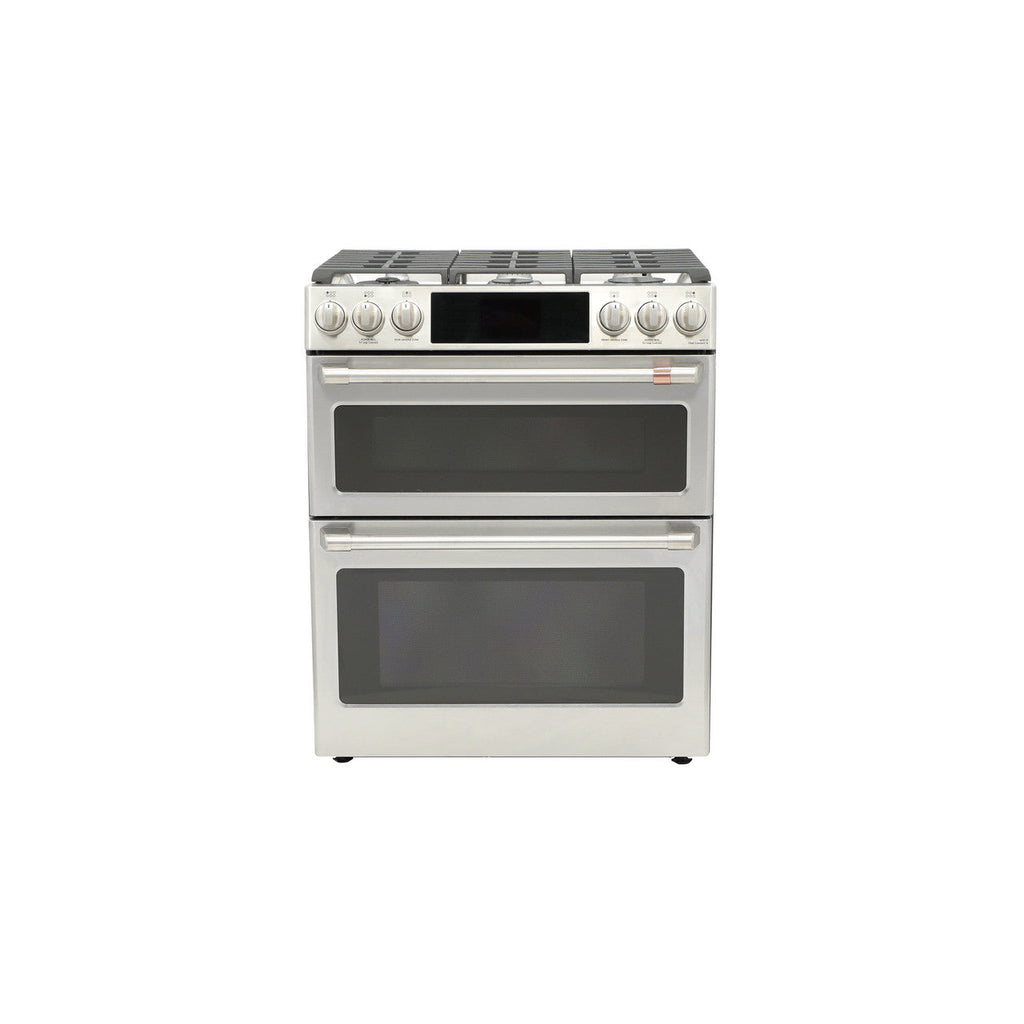 CAFÉ™ 30" Smart Slide-In, Front-Control, Dual-Fuel, Double-Oven Range with Convection