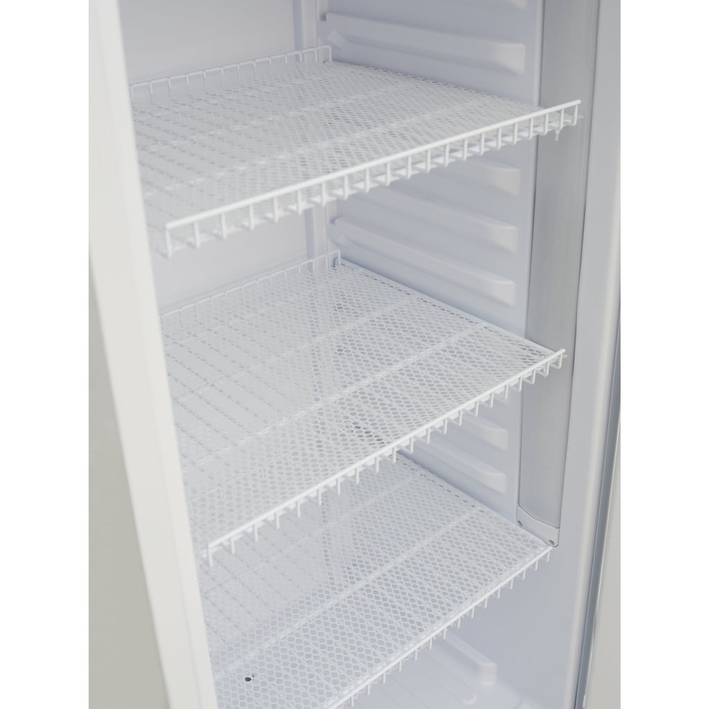 22 in. One-Door Commercial Merchandiser Refrigerator in White, 9 cu. ft.