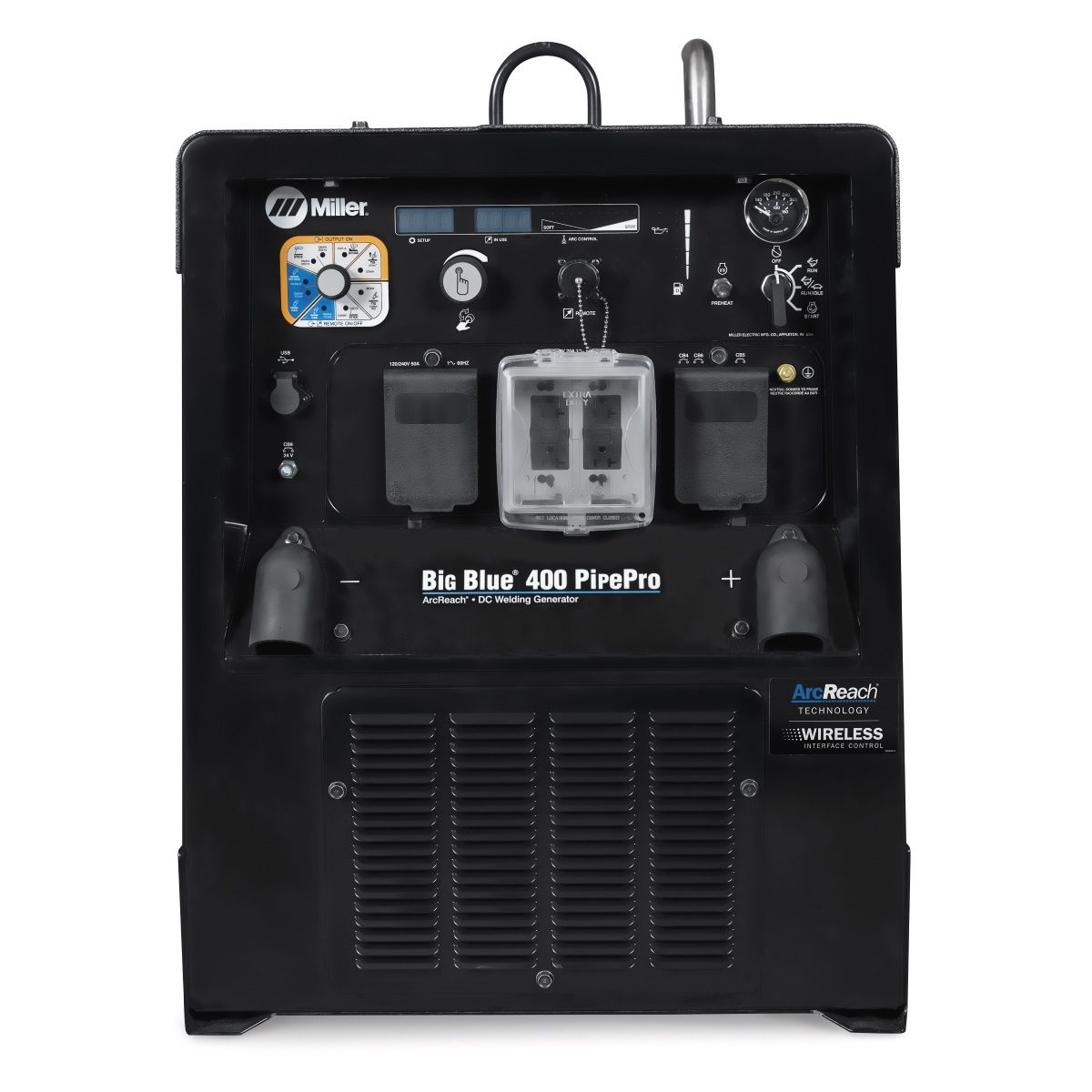 Miller Big Blue 400 PipePro (Mitsubishi) Stainless Steel w/ Wireless Interface Control- 907805