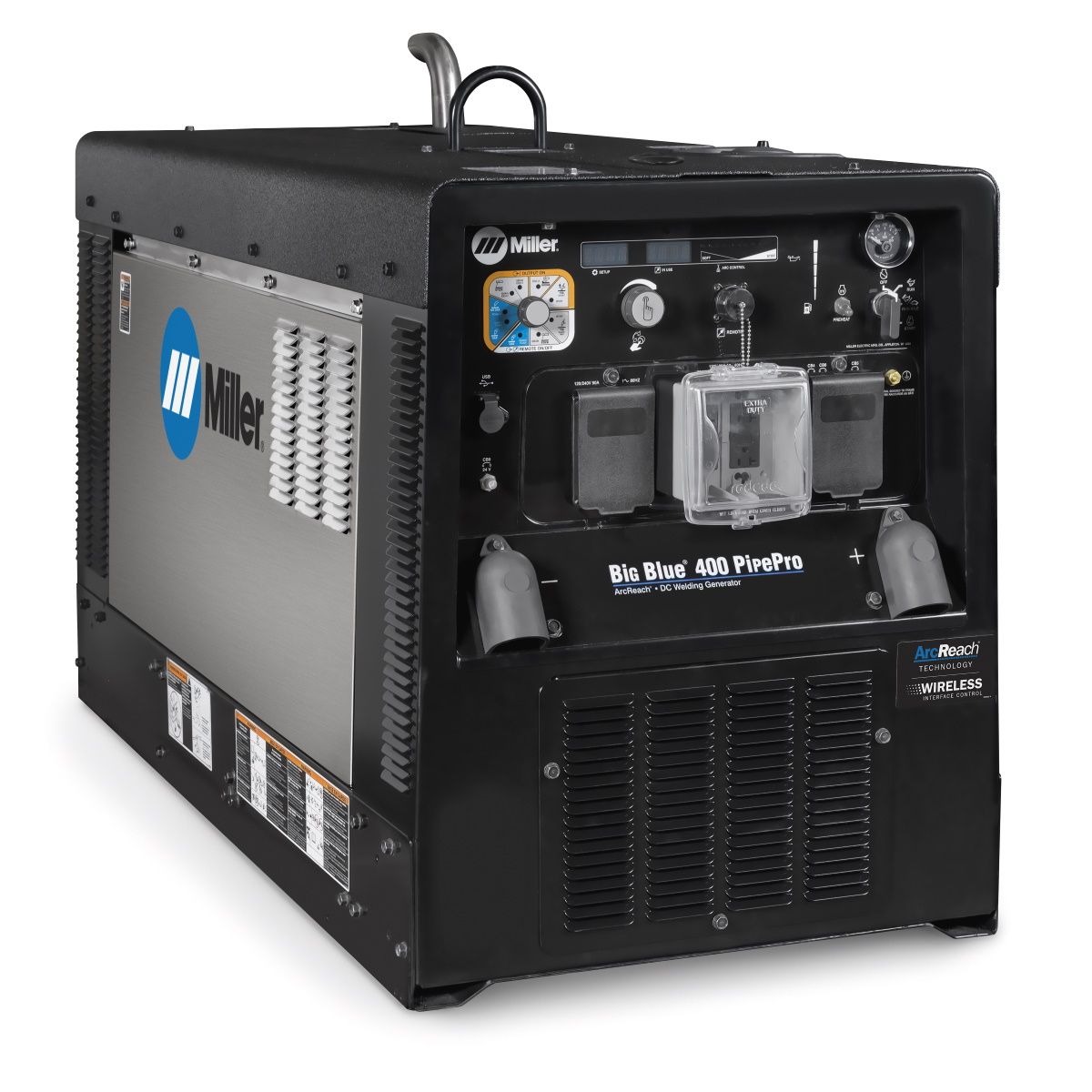 Miller Big Blue 400 PipePro (Mitsubishi) Stainless Steel w/ Wireless Interface Control- 907805