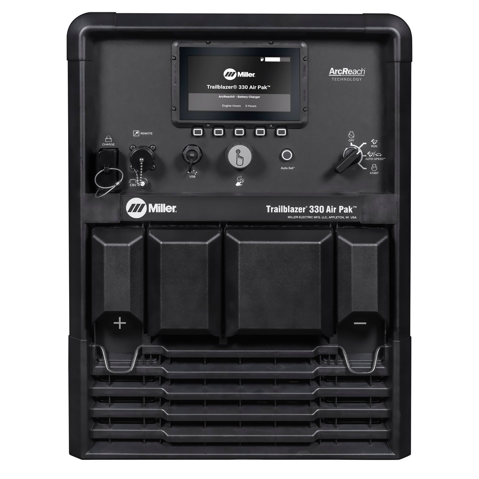 Miller Trailblazer 330 Air Pak w/ Battery Charge & Excel Power - 907836