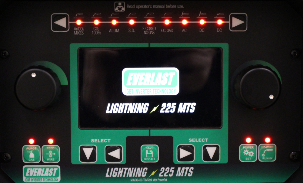 Everlast Lightning MTS 225 Welder Multi-Process 225A 120/240V with TIG Package New
