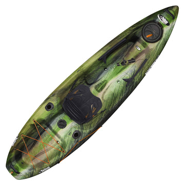 Pelican Basscreek 100XP Fishing Kayak Bundle with Paddle and Accessories