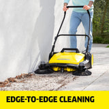 Karcher S 6 Twin Push Sweeper 33.9" Width 10 Gal. Capacity New