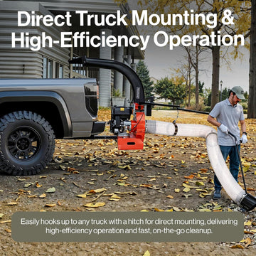 Super Handy GUO143 Leaf Vacuum Truck Mounted 15 HP Gas Electric Start New