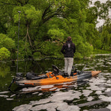 Old Town Sportsman BigWater PDL 132 Solo Sit-on-Top Fishing Pedal Kayak, 13 ft 2.04 in, Steel Camo