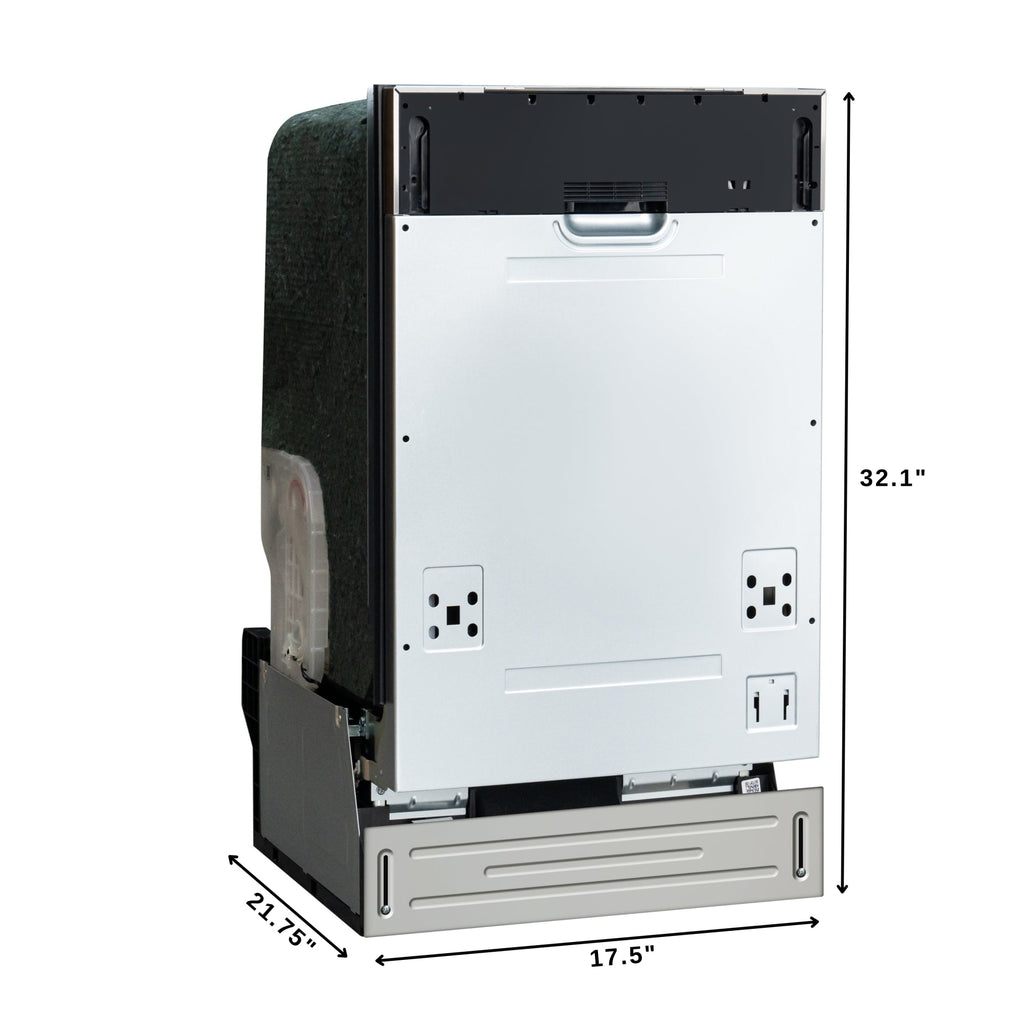 18 in. ADA Panel Ready with 8 Place Settings 52 DB Dishwasher in Stainless-Steel