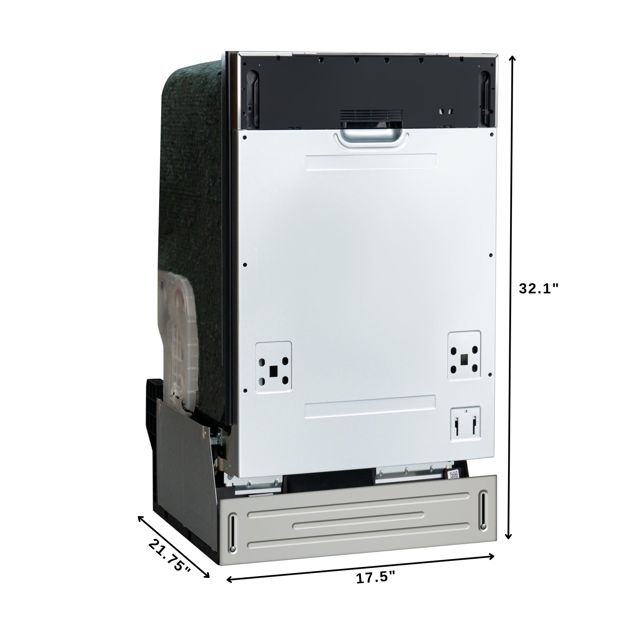 18 in. ADA Panel Ready with 8 Place Settings 52 DB Dishwasher in Stainless-Steel