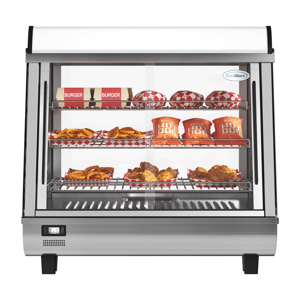 26 in. Glass Countertop Display Warmer, 6.5 cu. ft. in Stainless Steel