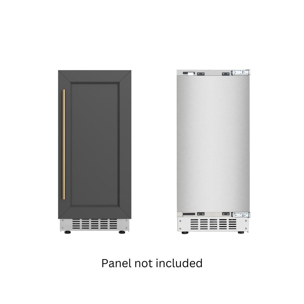 KoolMore Reserve 15 in. Residential Panel Ready Ice Maker 57 lbs/24hr in Stainless-Steel