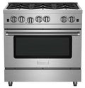 BLUESTAR  36" Culinary Series (RCS) Open Burner Range - (6) Burners - Specialty Finish (RCS36SBV2LCFPLT)