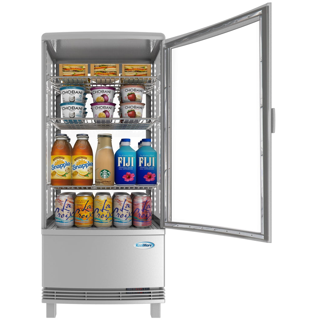 17 in. Silver Countertop Display Refrigerator - 3 Cu Ft.
