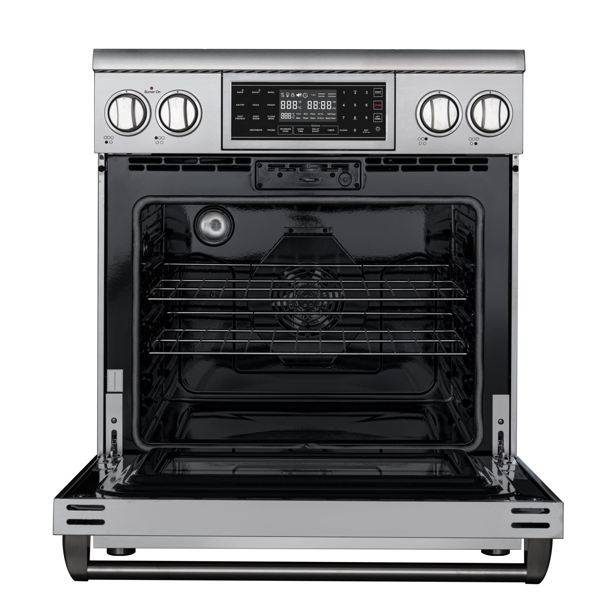 30 in. Electric Professional Range with Tilt Panel and Digital controls, Self-Cleaning, 16300W of Power, 240V in Stainless-Steel