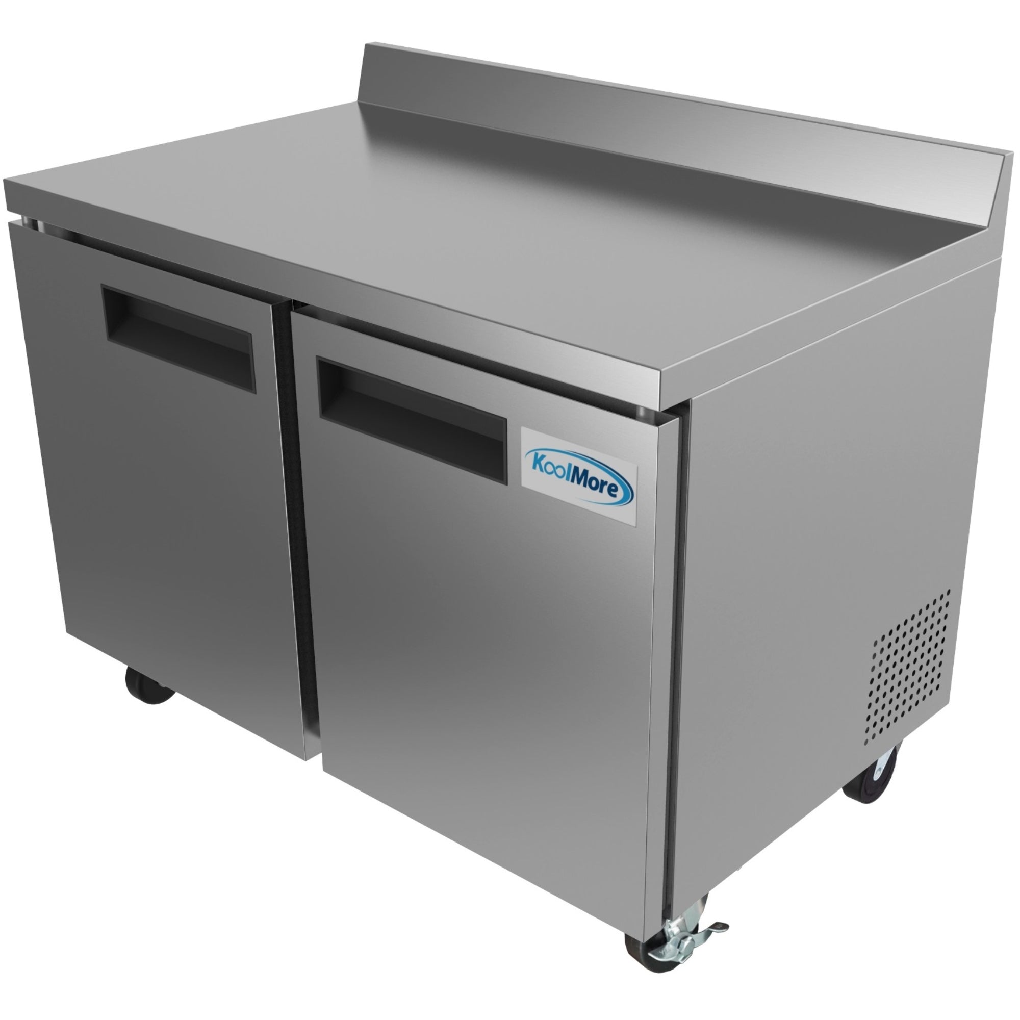 48 in. Two-Door Worktop Refrigerator With 3.5 in. Backsplash - 12 Cu Ft.