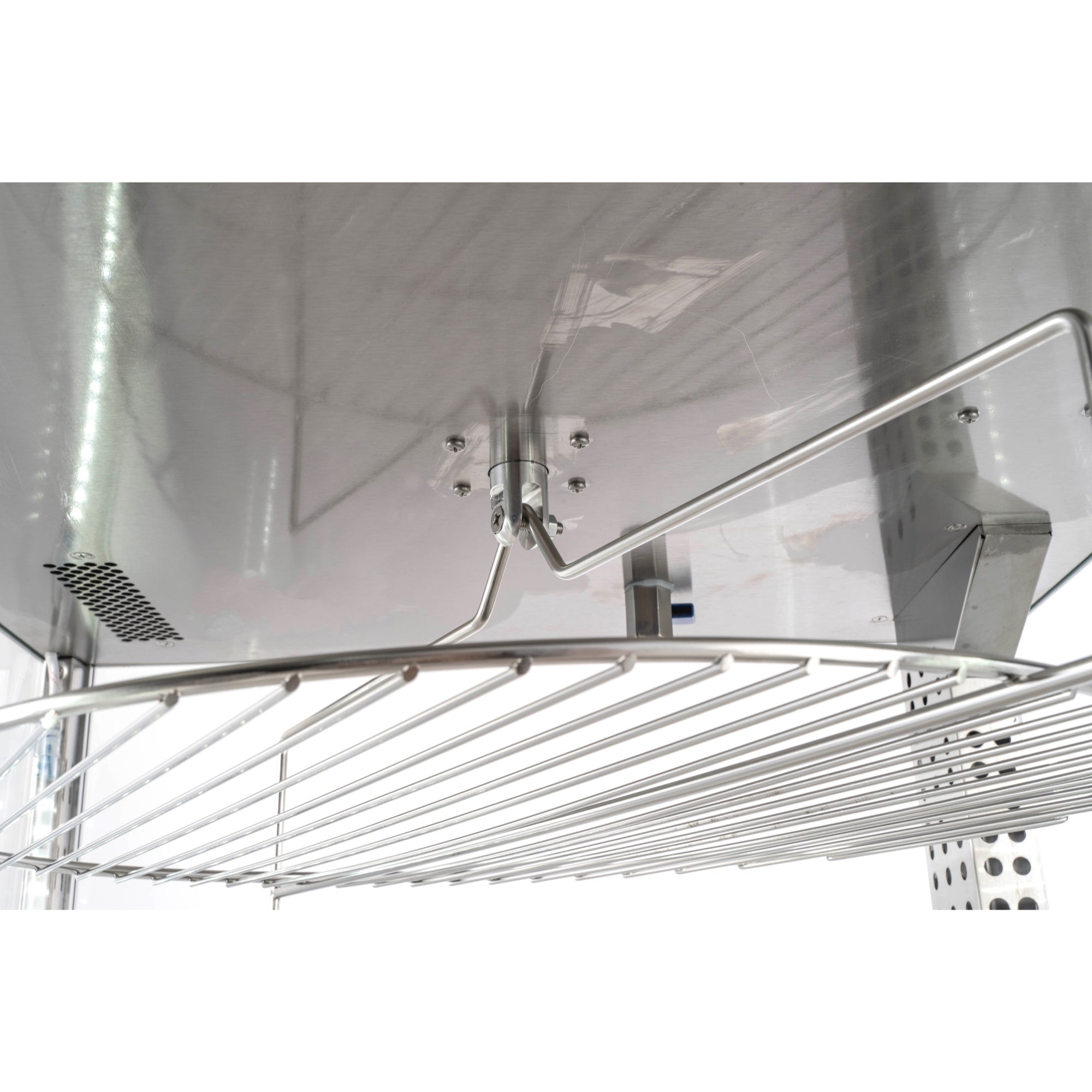24 in. Commercial Pizza Display Warmer for 18 in. Pies with 4 Rotating Racks in Stainless-Steel