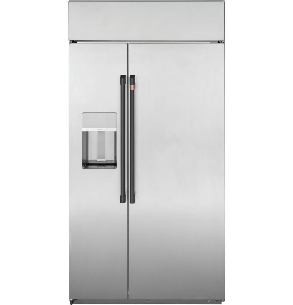 CAFÉ™ 48" Smart Built-In Side-by-Side Refrigerator with Dispenser