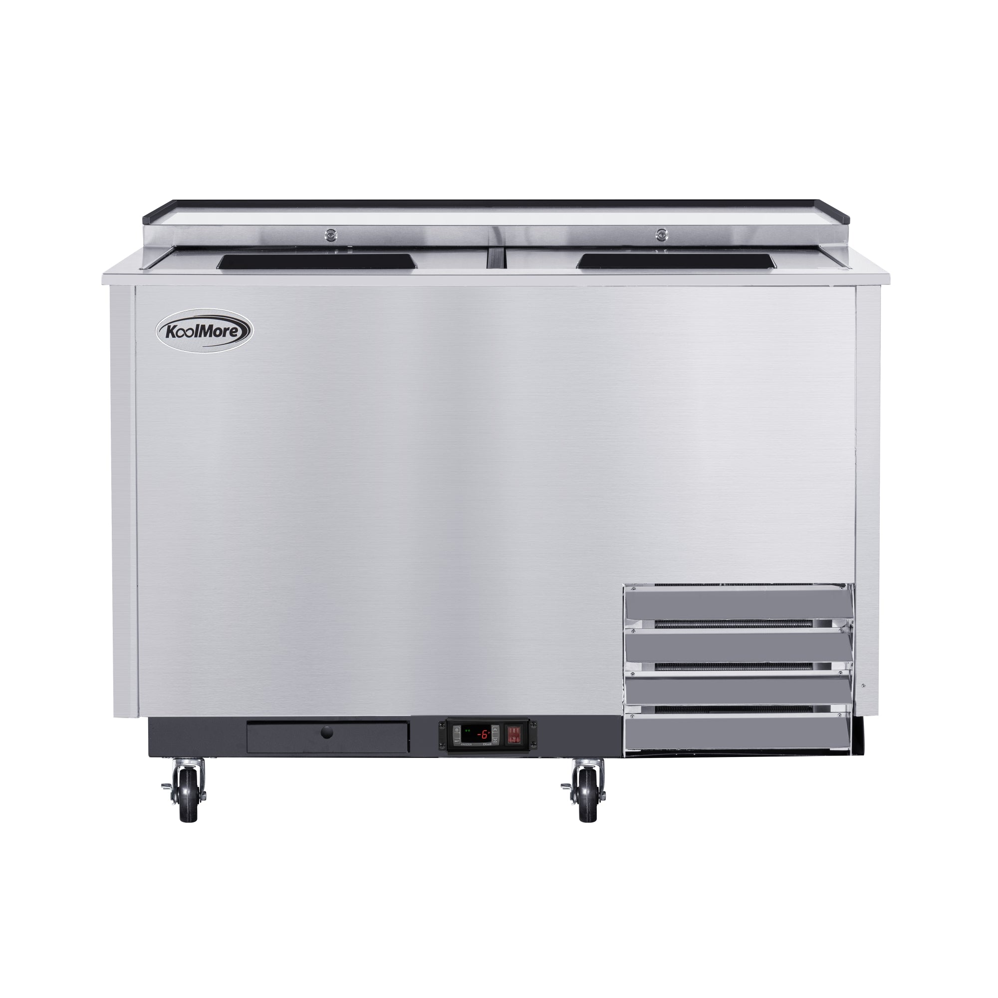 50 in. Commercial Glass Froster in Stainless Steel, ETL Listed, 14 cu. ft.