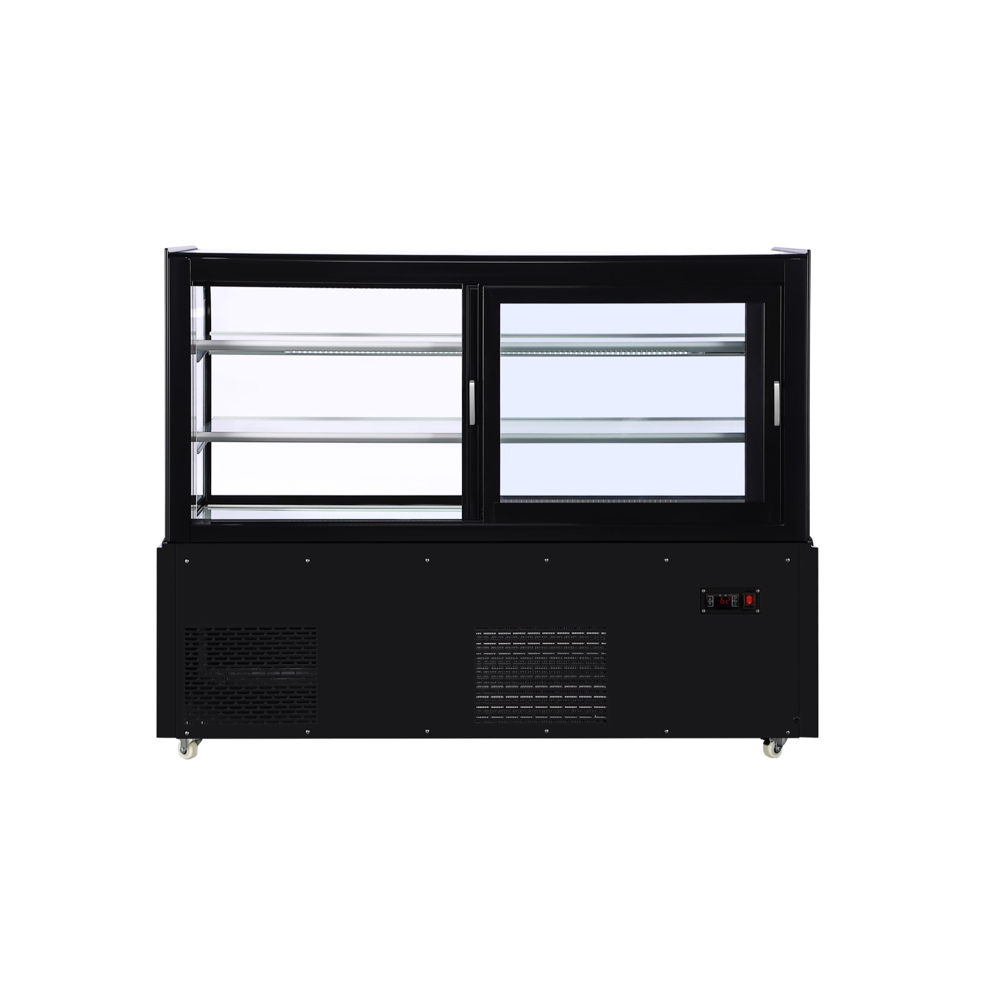60 in. Refrigerated Bakery Display Case in Black, 17.6 cu. ft.