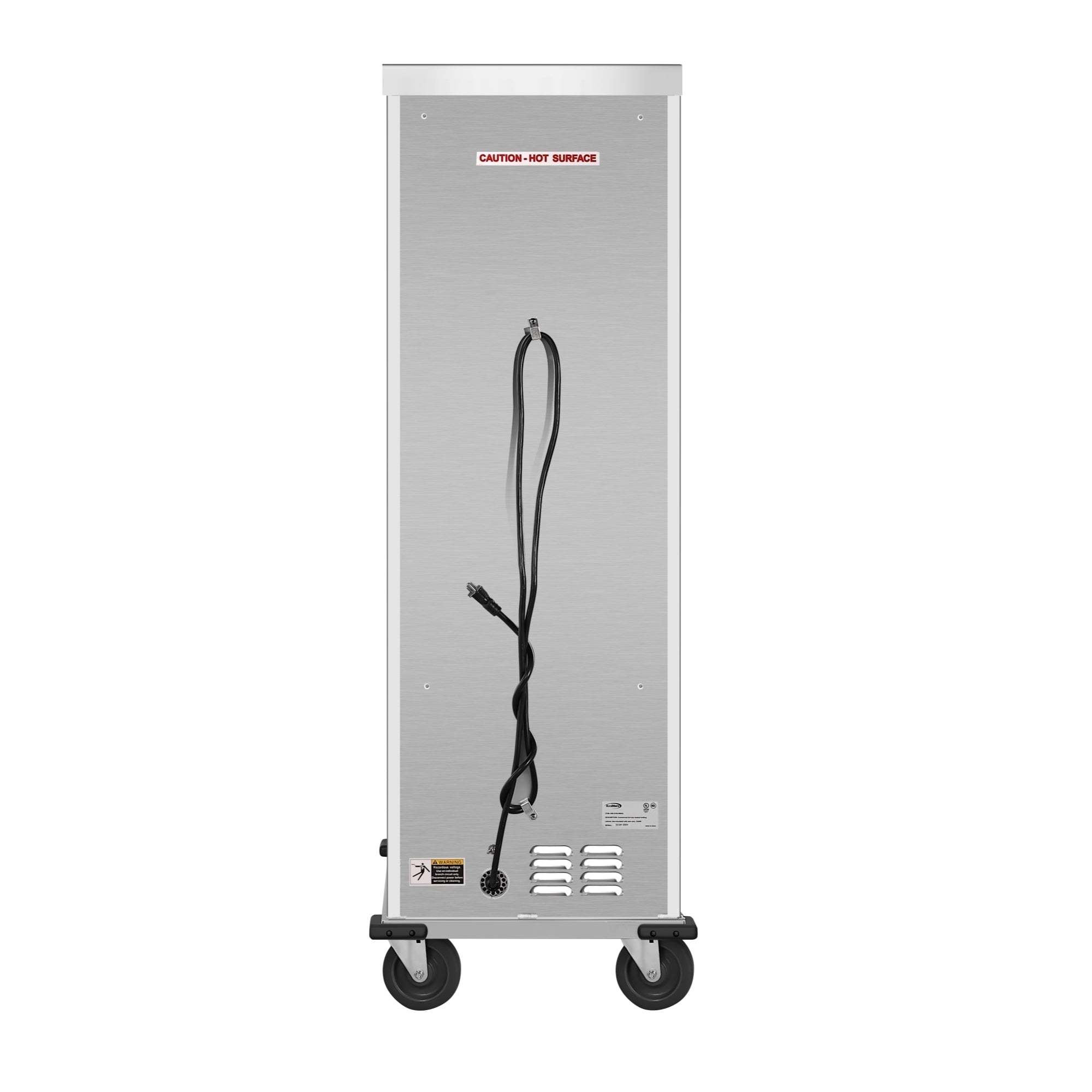 33 in. Commercial Insulated Heated Holding/Proofing Cabinet with Glass Door and 36-Pan Capacity in Silver