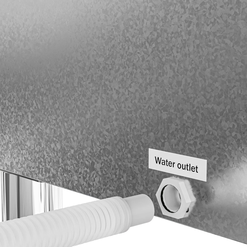 25 in. Stainless-Steel Commercial Ice Maker with Full Cube Production, 420 Lbs/24h