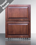 SUMMIT  24" Wide 2-Drawer All-Freezer, ADA Compliant - Stainless Steel (ADFD243CSS)