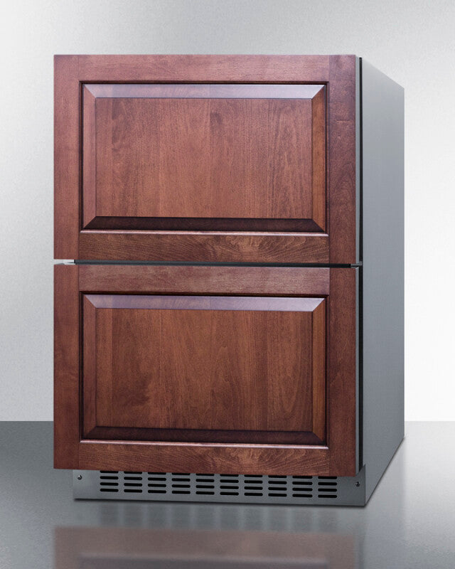 SUMMIT  24" Wide 2-Drawer All-Freezer, ADA Compliant - Stainless Steel (ADFD243CSS)