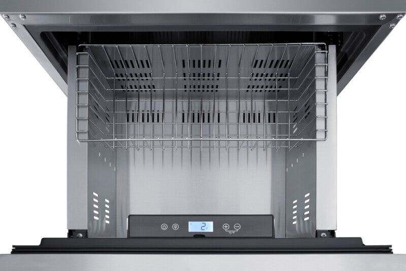 SUMMIT  24" Wide 2-Drawer All-Freezer, ADA Compliant - Stainless Steel (ADFD2D24)