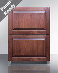 SUMMIT  24" Wide 2-Drawer All-Refrigerator, ADA Compliant (Panels Not Included) - Panel-Ready (ADRD24PNR)