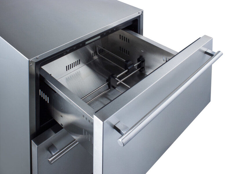 SUMMIT  24" Wide 2-Drawer All-Refrigerator, ADA Compliant (Panels Not Included) - Panel-Ready (ADRD24PNR)