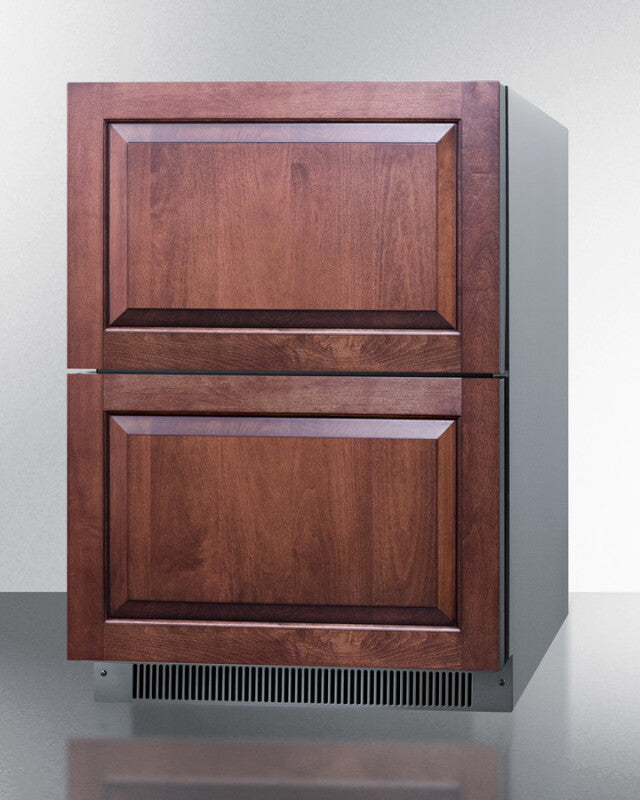 SUMMIT  24" Wide 2-Drawer All-Refrigerator, ADA Compliant (Panels Not Included) - Panel-Ready (ADRD24PNR)