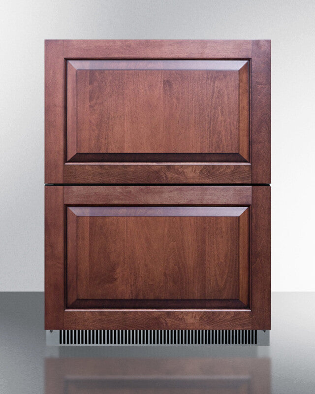 SUMMIT  24" Wide 2-Drawer All-Refrigerator, ADA Compliant (Panels Not Included) - Panel-Ready (ADRD24PNR)