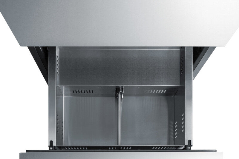 SUMMIT  24" Wide 2-Drawer All-Refrigerator, ADA Compliant (Panels Not Included) - Panel-Ready (ADRD24PNR)