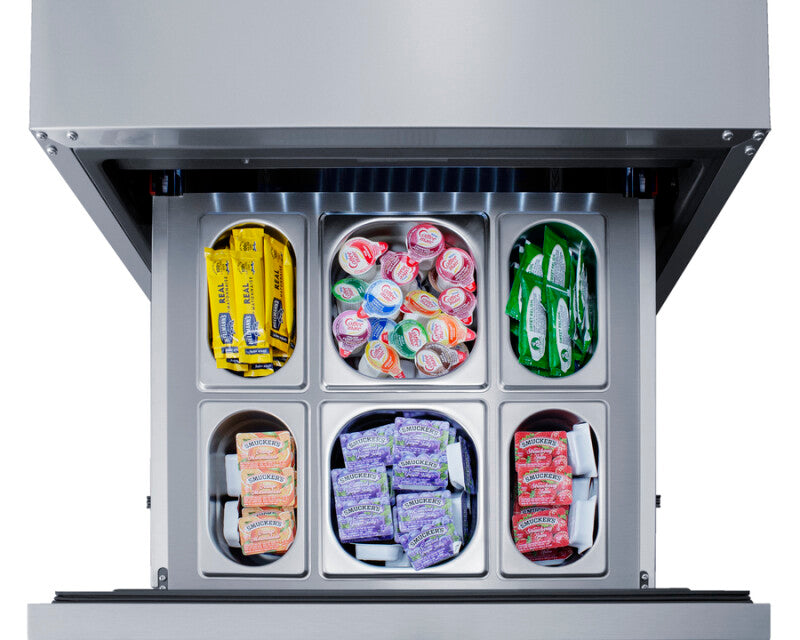 SUMMIT  24" Wide 2-Drawer All-Refrigerator, ADA Compliant (Panels Not Included) - Panel-Ready (ADRD24PNR)