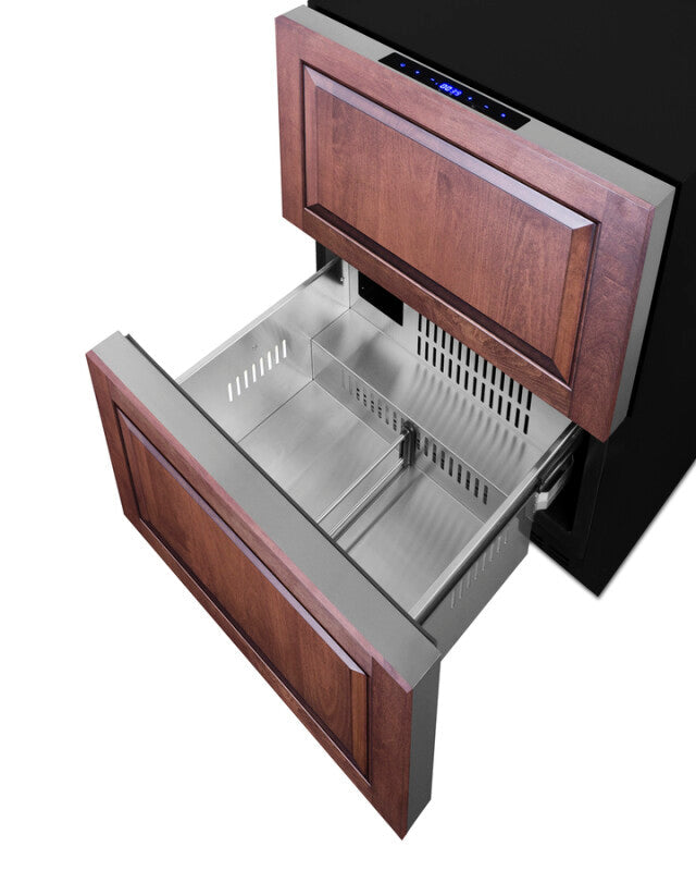 SUMMIT  SUMMIT 2 DRAWER REFER/FRZR ADA HORZNTL SS HNDL - Other (ADRF244)