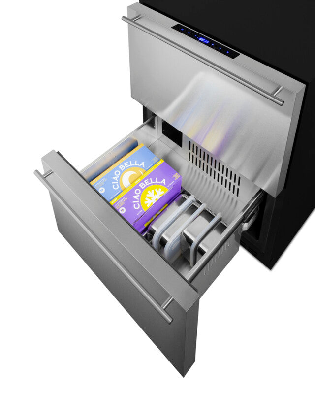 SUMMIT  SUMMIT 2 DRAWER REFER/FRZR ADA HORZNTL SS HNDL - Other (ADRF244)