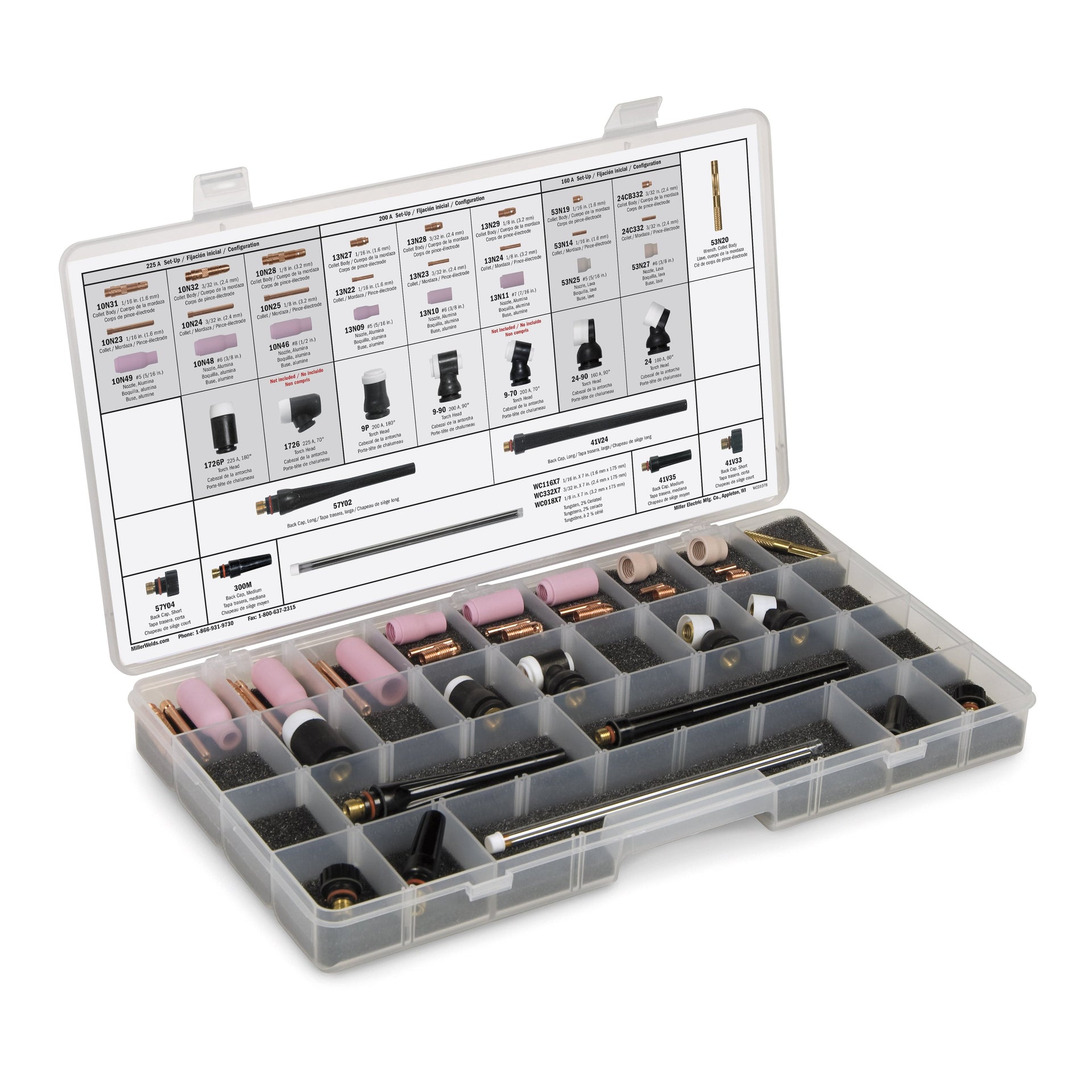 Weldcraft W-225 Flex TIG Accessory Kit - AK-225MFC