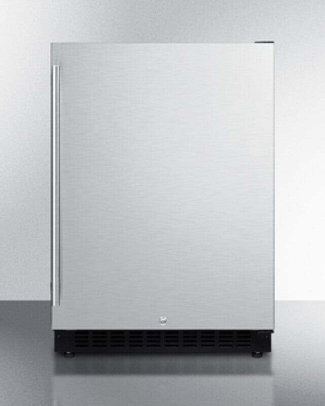 Summit  24" Wide Built-In All-Refrigerator, ADA Compliant - Stainless Steel (AL54CSS)