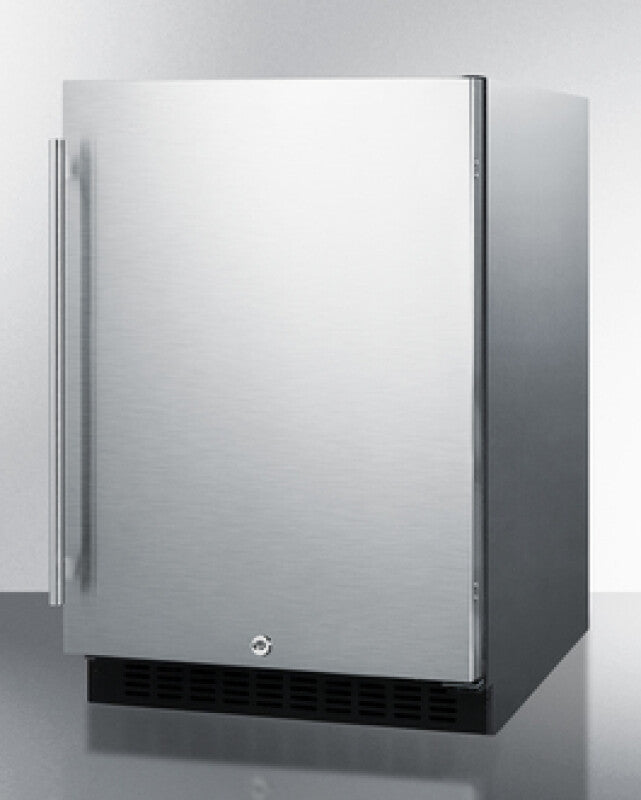 Summit  24" Wide Built-In All-Refrigerator, ADA Compliant - Stainless Steel (AL54CSS)